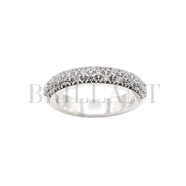 Pavé Ring1 White/Silver