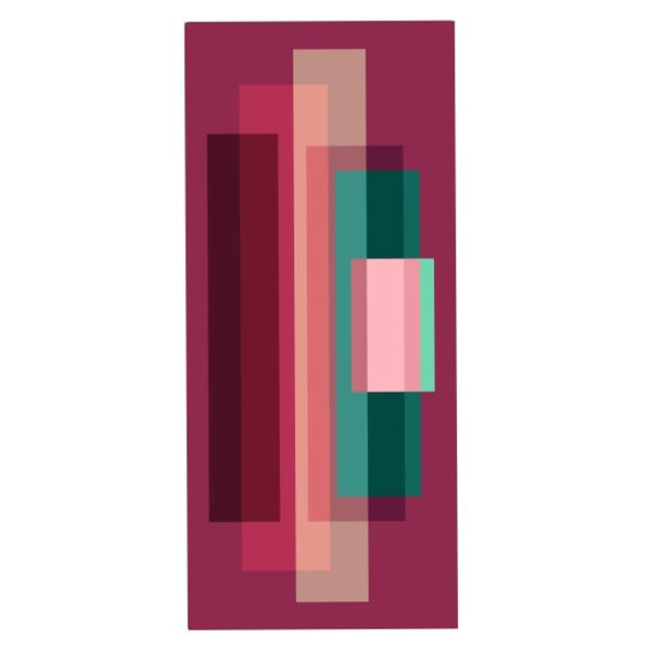 Echarpe estampado fondo fucsia