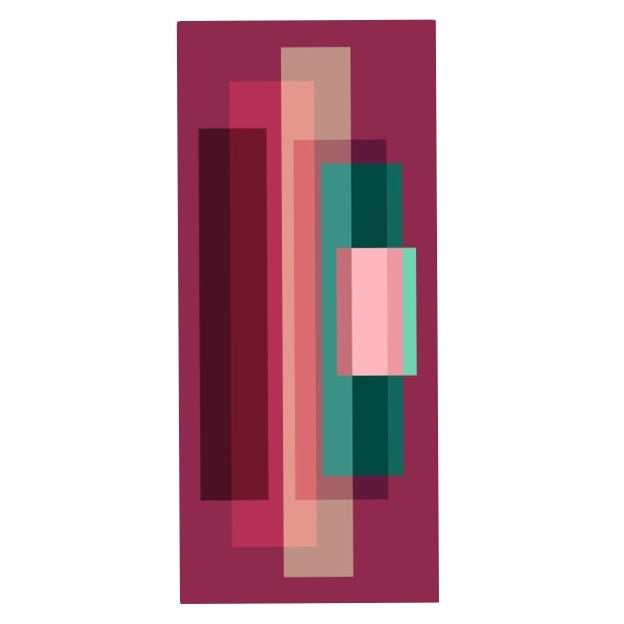 Echarpe estampado fondo fucsia