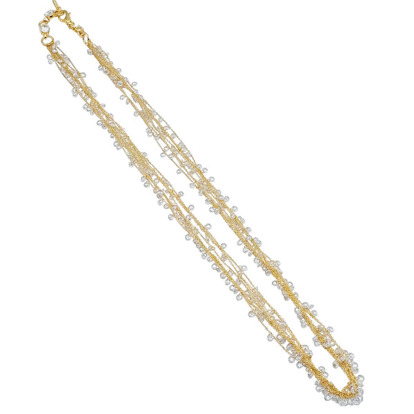 Golden/White CASCADA Chain