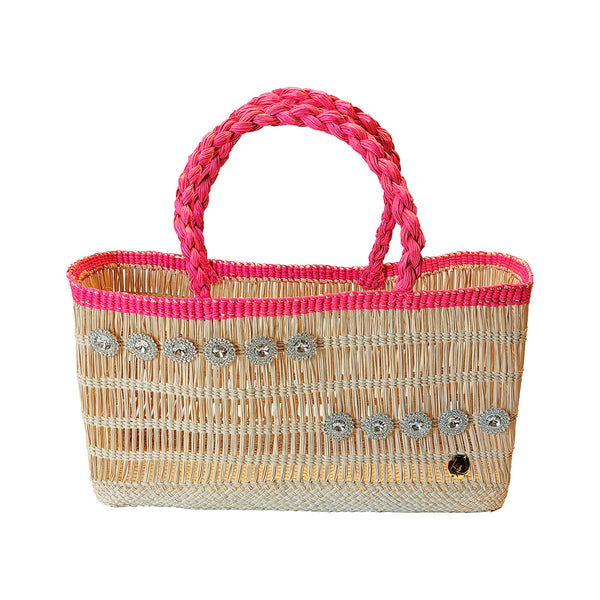 Fuchsia small rectangular carrycot