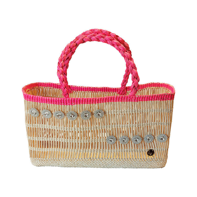 Fuchsia small rectangular carrycot