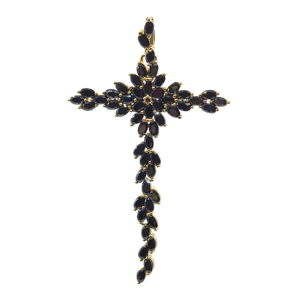 Gold/Black Star Cross