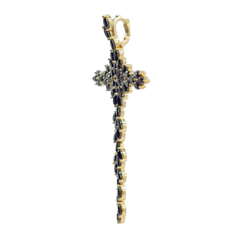Gold/Schwarzes Sternkreuz