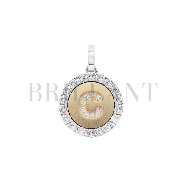 INITIAL C Pendant Gold/Silver