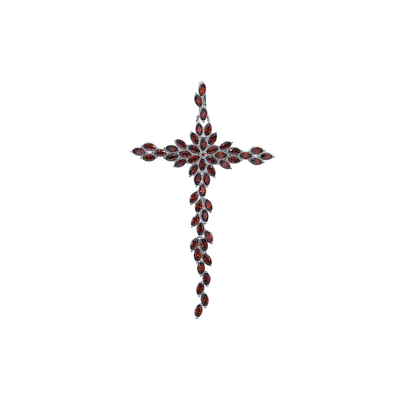 STELLA Garnet Cross