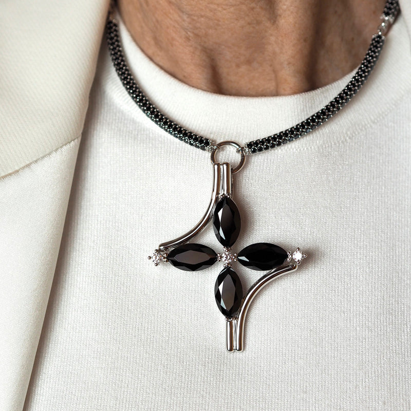 Black/Silver ZAR Cross