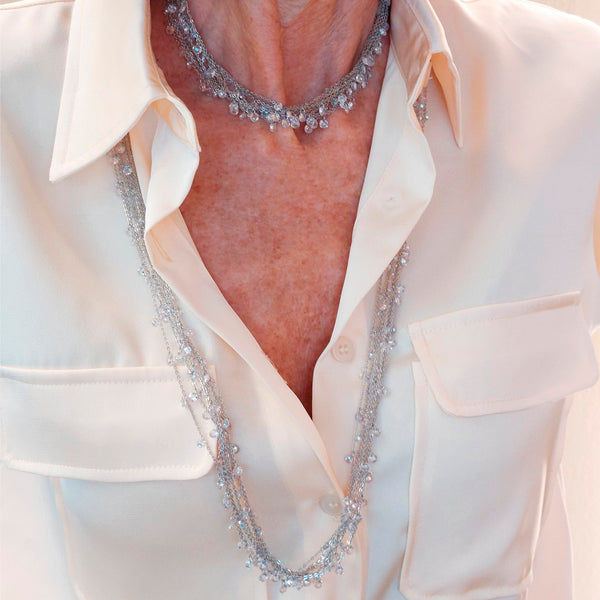 CASCADA Silver-White Set