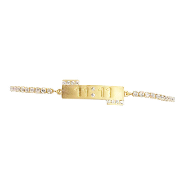 Pulsera 11:11 Rivière/Blanca
