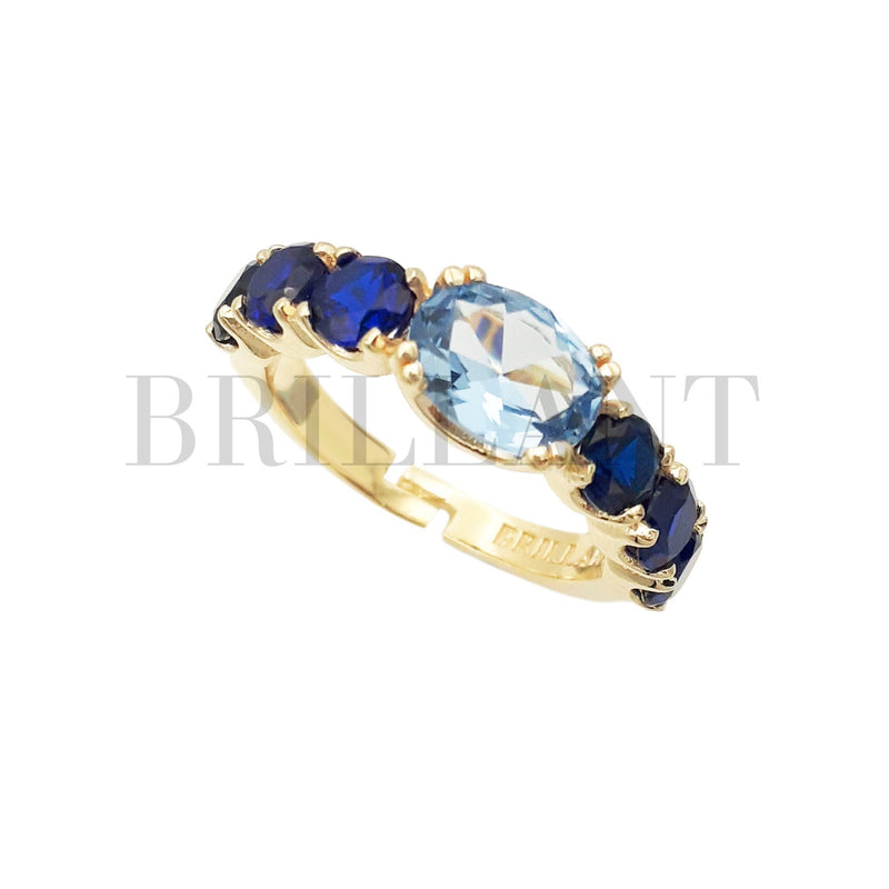 Light Blue/Dark Blue EDGAR Ring