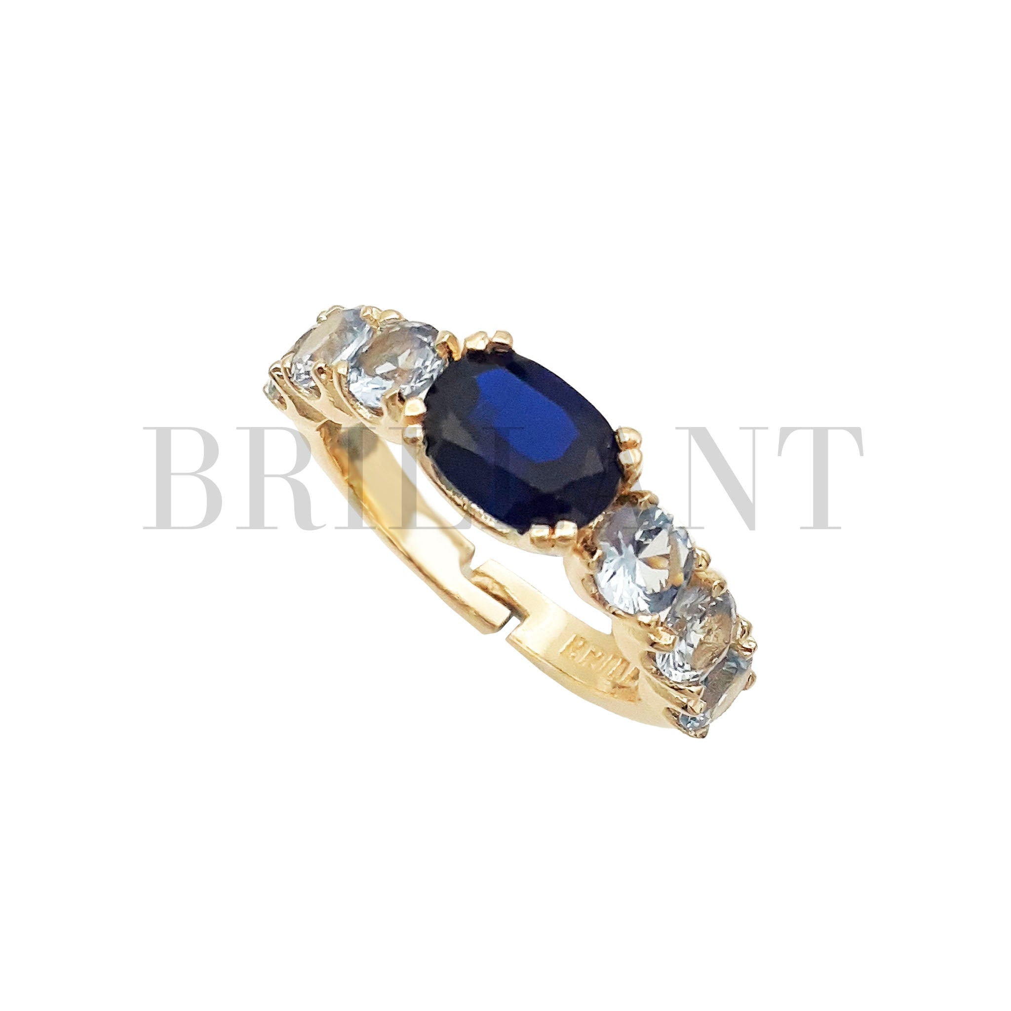 EDGAR Dark Blue/Light Blue Ring – BRILLANT Barcelona