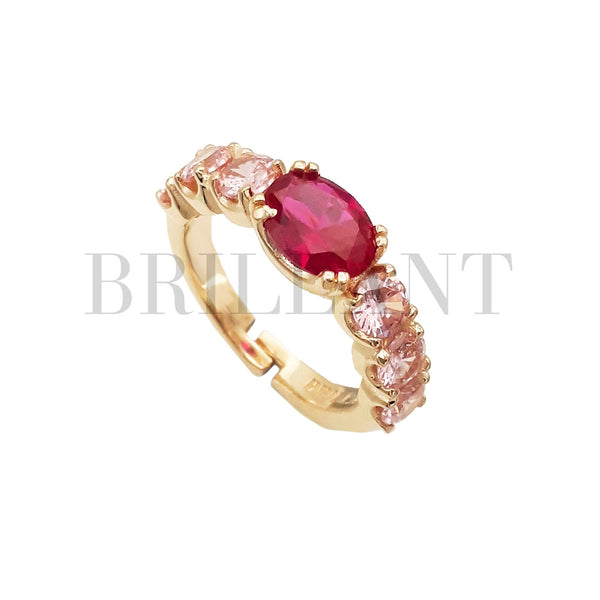 EDGAR Fuchsia/Rosa Ring