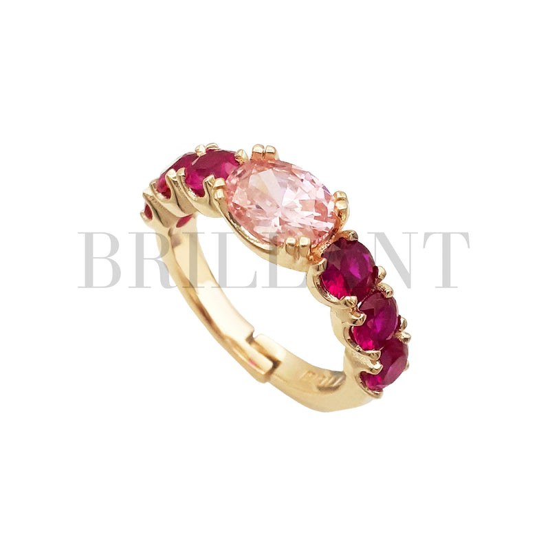 Anillo EDGAR Rosa/Fucsia