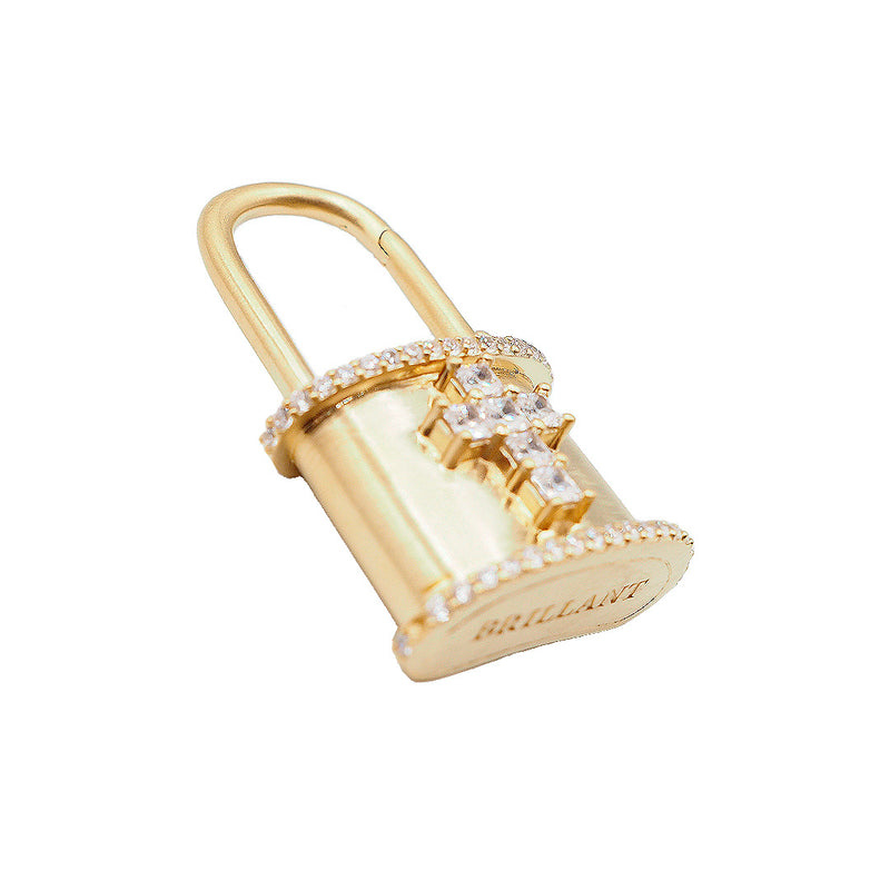 Cross Padlock Pendant