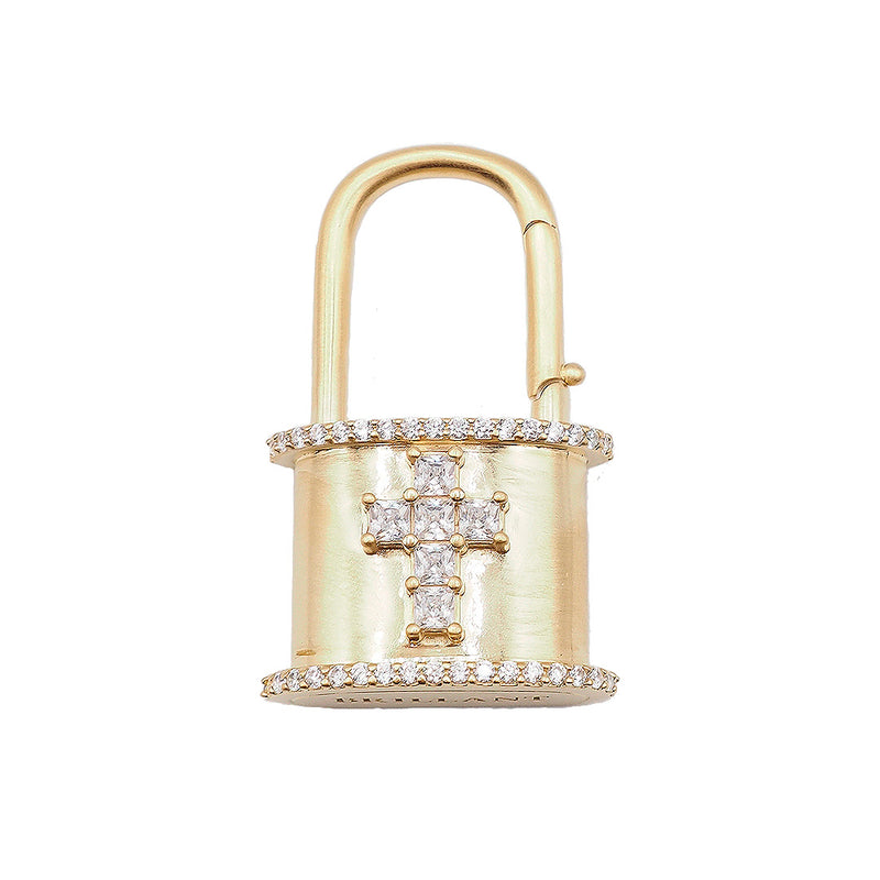 Cross Padlock Pendant