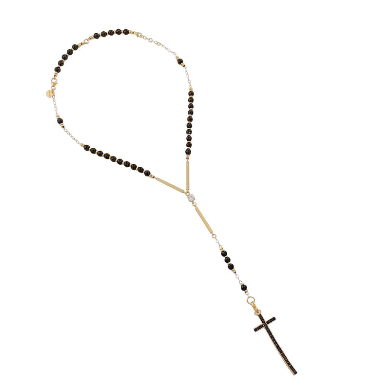 Onyx ROSENKRANZ Halskette