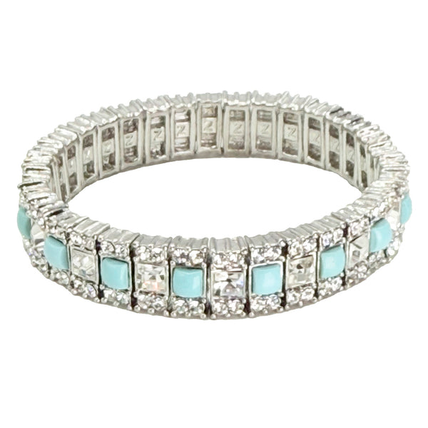 Pulsera Elástica Celeste