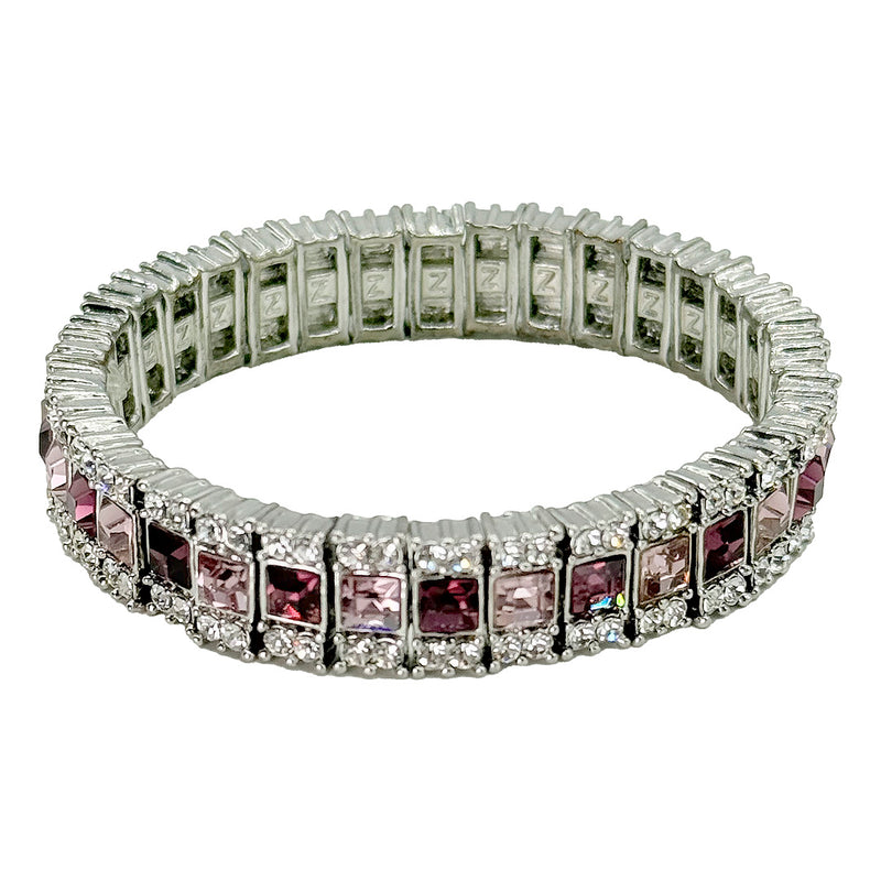Pulsera Elástica Violeta y Lila