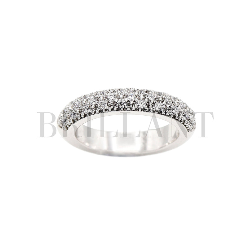 Pavé Ring1 White/Silver