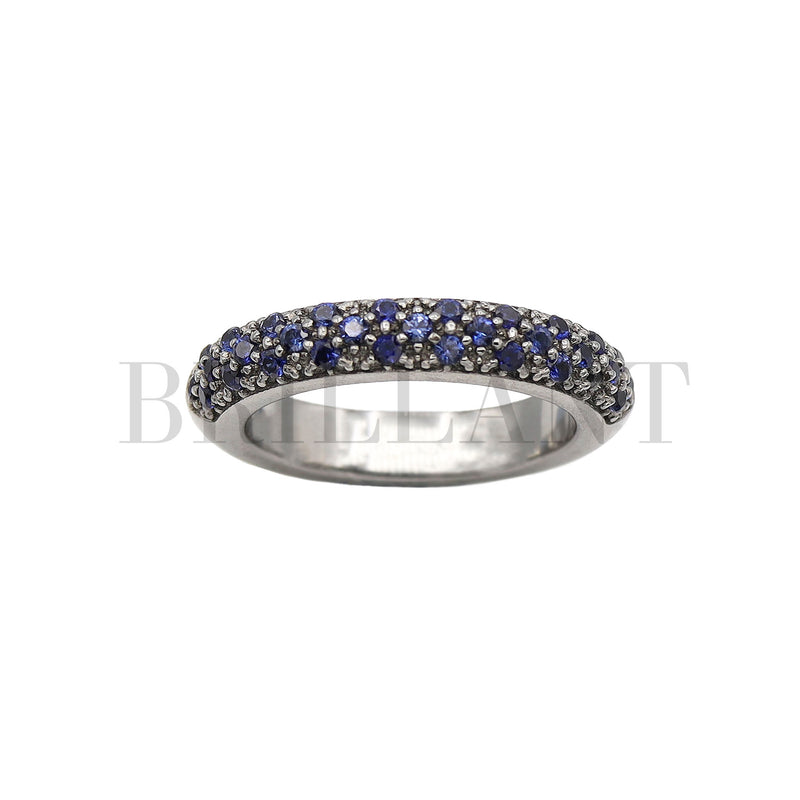 Anillo Pave1 Azul Pavonado BRILLANT Barcelona