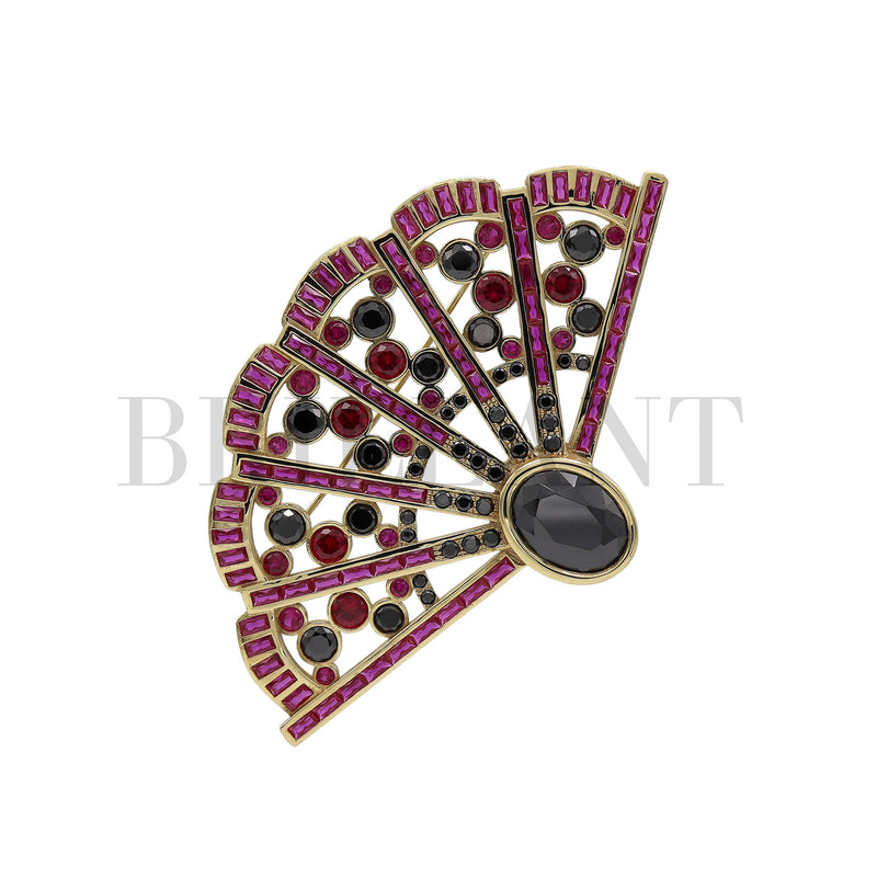 FAN brooch