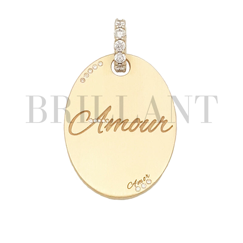 AMOUR Message Plate