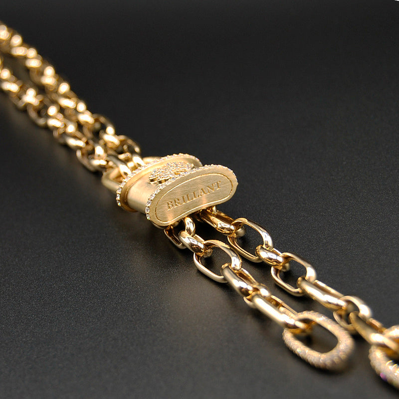 CLOVER Padlock Necklace