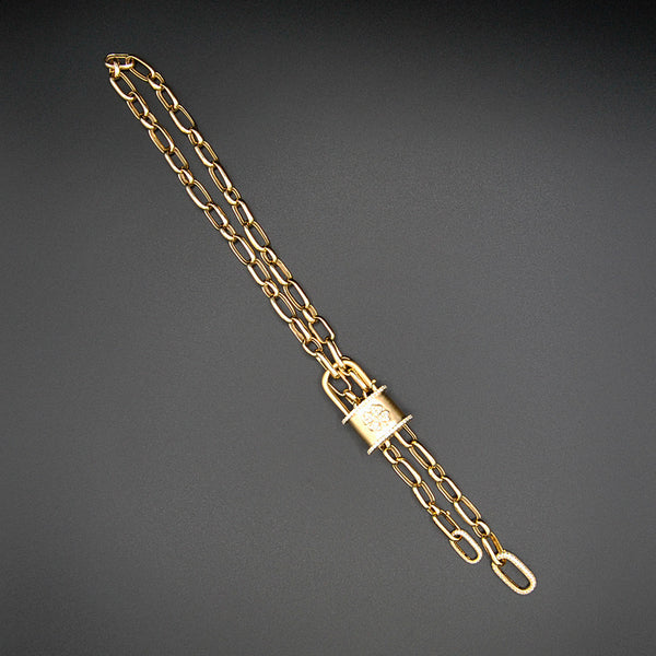 Collar Candado TREBOL