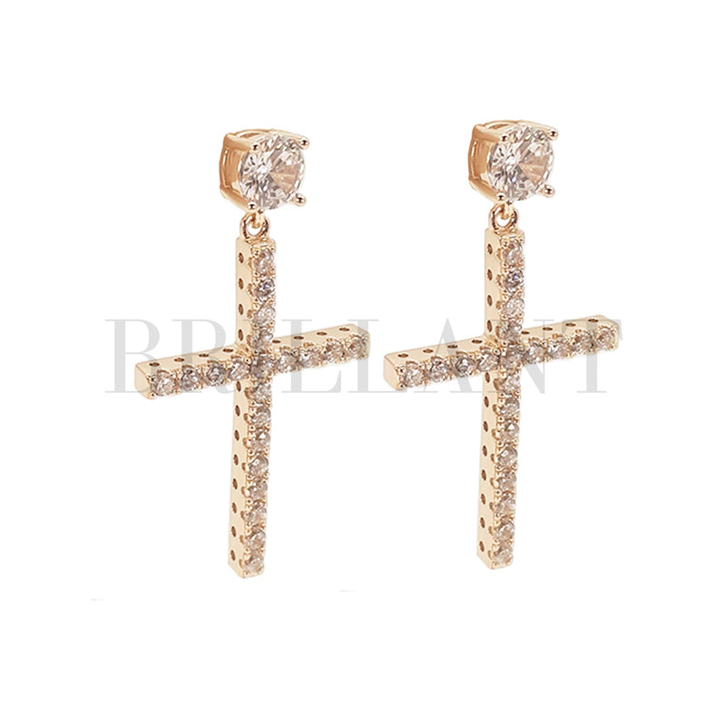 Pendientes Cruz Fina