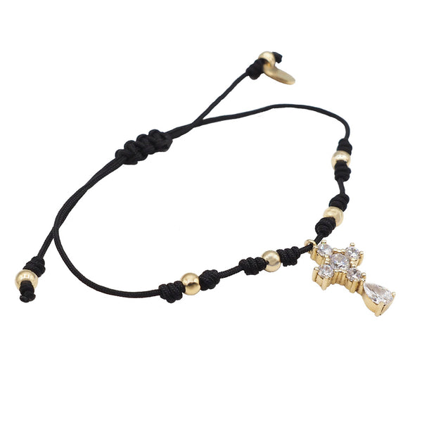 Pulsera Cordón Cruz Carla