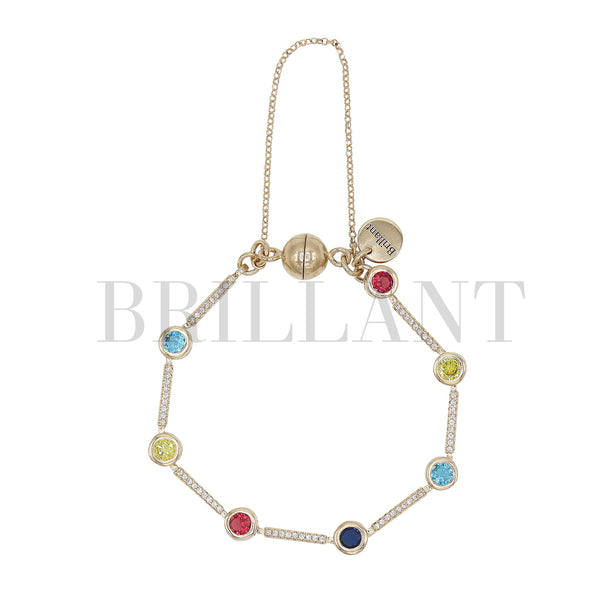 CLOE Multicolour/Gold Bracelet