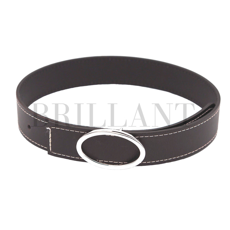 BASIC Oval Silver Belt