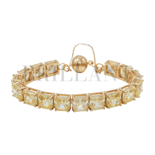 Yellow Square Rivière Bracelet 8