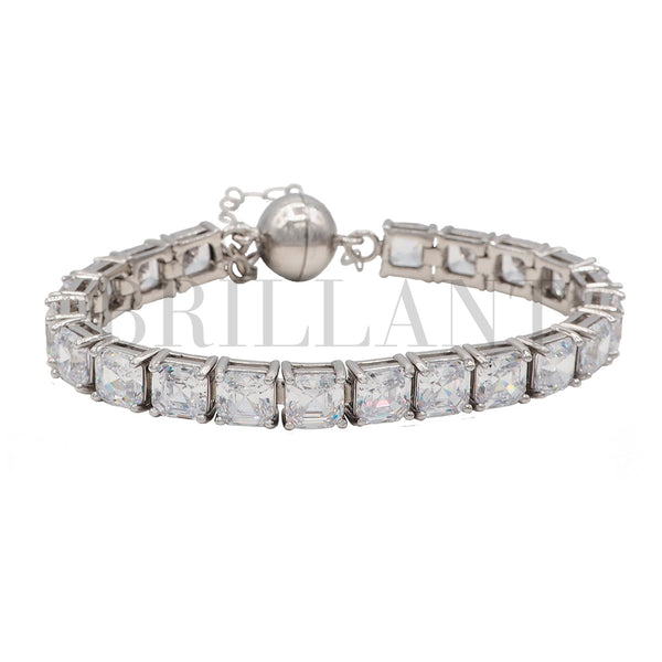 Pulsera Rivière Cuadrado Blanco 6